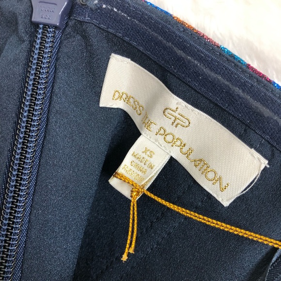 Dress the Population Haley Multicolor Evening Dress, NWT - Picture 6 of 6